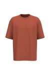 T-Shirt Oversize Eco França-Tijolo Queimado-XS-RAG-Tailors-Fardas-e-Uniformes-Vestuario-Pro