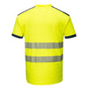 T-Shirt PW3 de Alta Visibilidade Manga Curta-RAG-Tailors-Fardas-e-Uniformes-Vestuario-Pro
