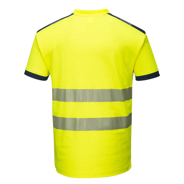 T-Shirt PW3 de Alta Visibilidade Manga Curta-RAG-Tailors-Fardas-e-Uniformes-Vestuario-Pro