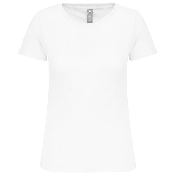 T-Shirt Senhora Bio 150IC decote redondo-Branco-XS-RAG-Tailors-Fardas-e-Uniformes-Vestuario-Pro