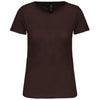 T-Shirt Senhora Bio 150IC decote redondo-Chocolate-XS-RAG-Tailors-Fardas-e-Uniformes-Vestuario-Pro
