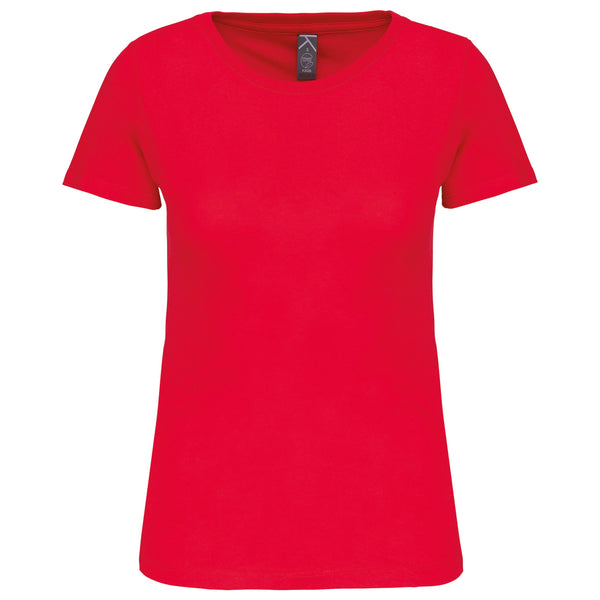 T-Shirt Senhora Bio 150IC decote redondo-Vermelho-XS-RAG-Tailors-Fardas-e-Uniformes-Vestuario-Pro