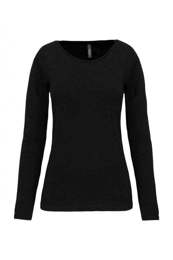 T-Shirt Senhora Manga comprida Boss-Preto-S-RAG-Tailors-Fardas-e-Uniformes-Vestuario-Pro