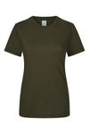 T-Shirt Senhora Mellrose-Verde Khaki-XS-RAG-Tailors-Fardas-e-Uniformes-Vestuario-Pro