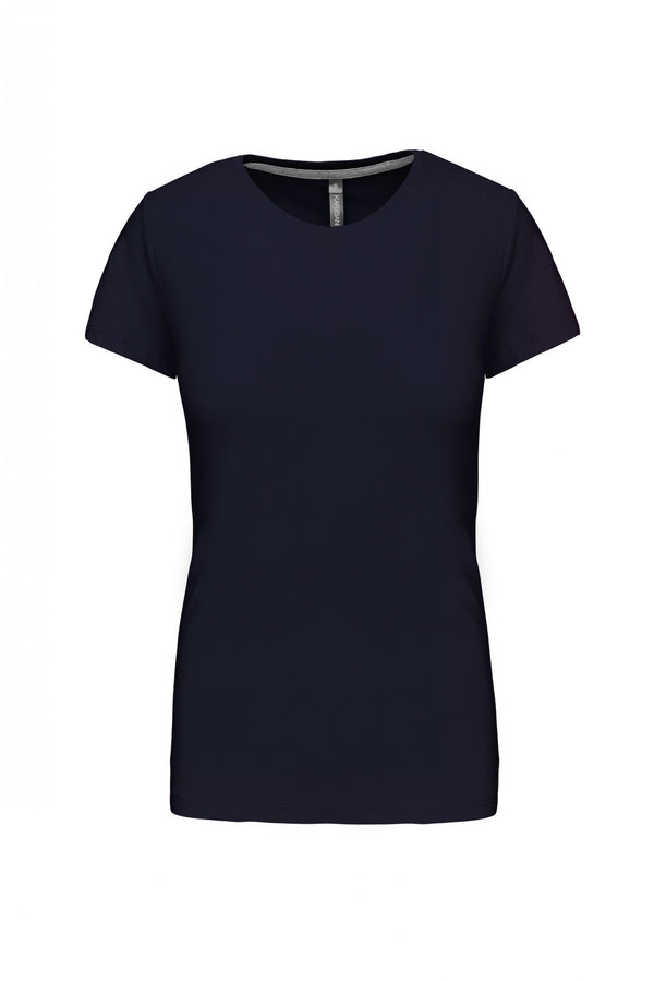 T-Shirt Senhora m\curta decote redondo-S-Azul Marinha-RAG-Tailors-Fardas-e-Uniformes-Vestuario-Pro