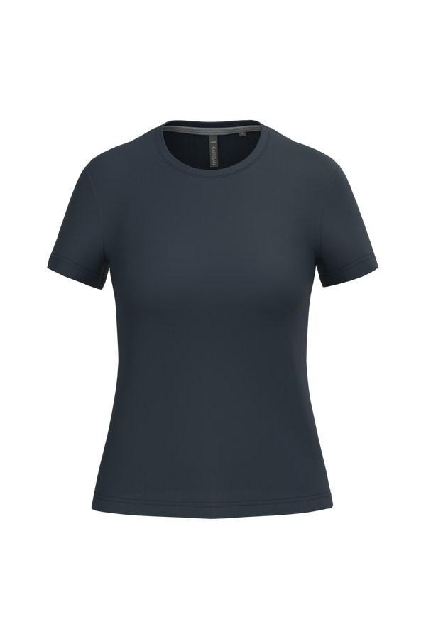 T-Shirt Senhora m\curta decote redondo-S-Azul Marinho-RAG-Tailors-Fardas-e-Uniformes-Vestuario-Pro