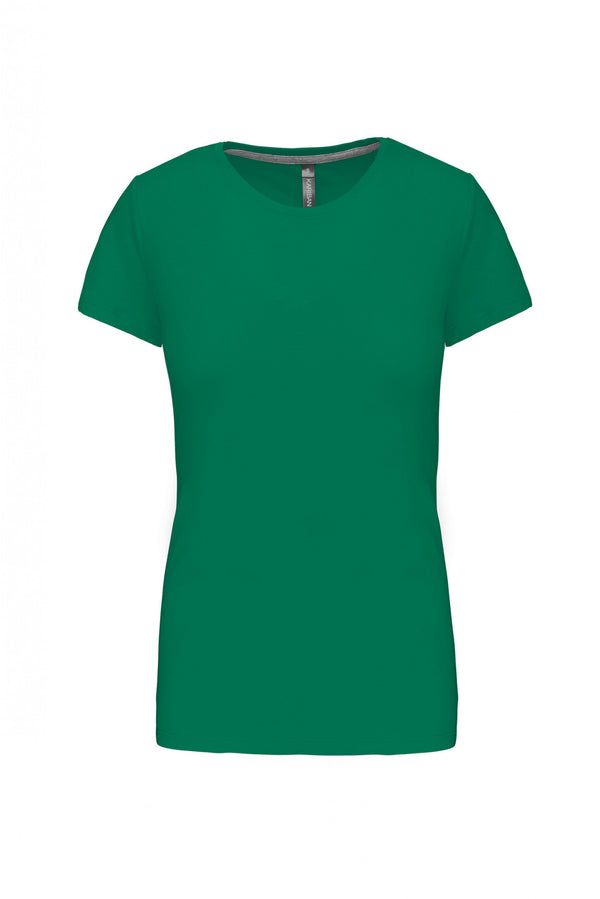 T-Shirt Senhora m\curta decote redondo-S-Verde Kelly-RAG-Tailors-Fardas-e-Uniformes-Vestuario-Pro