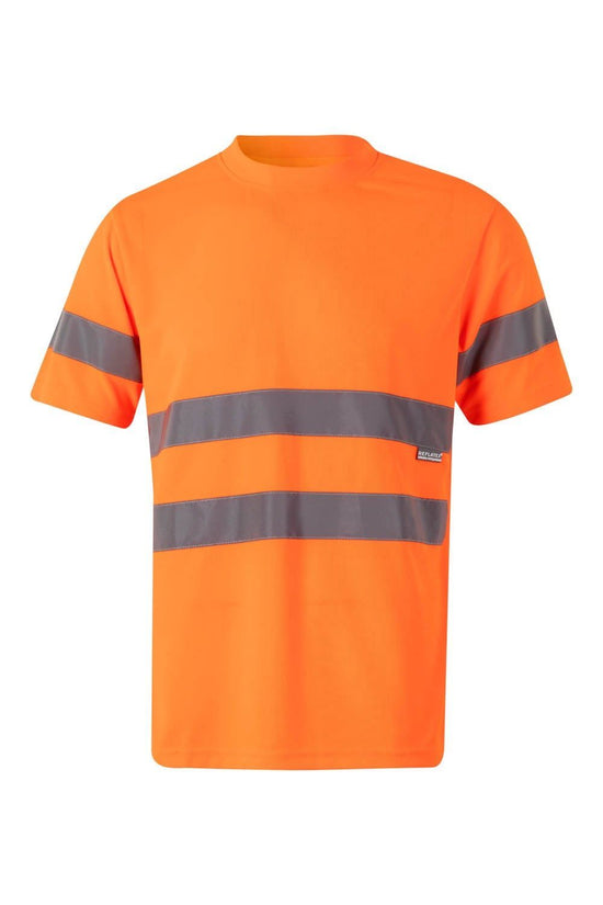 T-Shirt Técnica de Alta Visibilidade-Lanranja Fluor-S-RAG-Tailors-Fardas-e-Uniformes-Vestuario-Pro