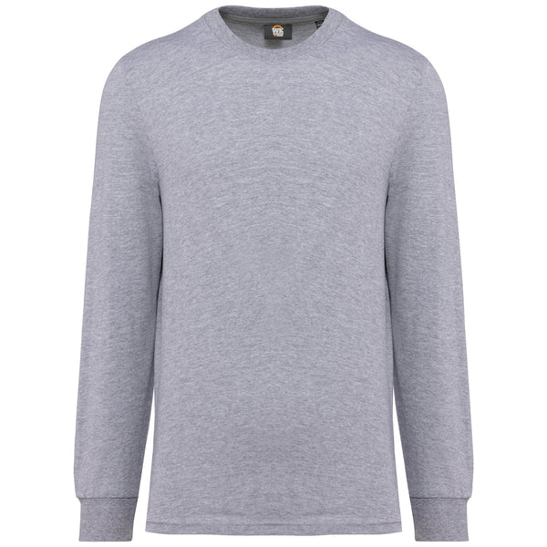 T-Shirt Unissexo Work Eco de Manga Comprida (1 de 2)-Cinza Oxford-XXS-RAG-Tailors-Fardas-e-Uniformes-Vestuario-Pro
