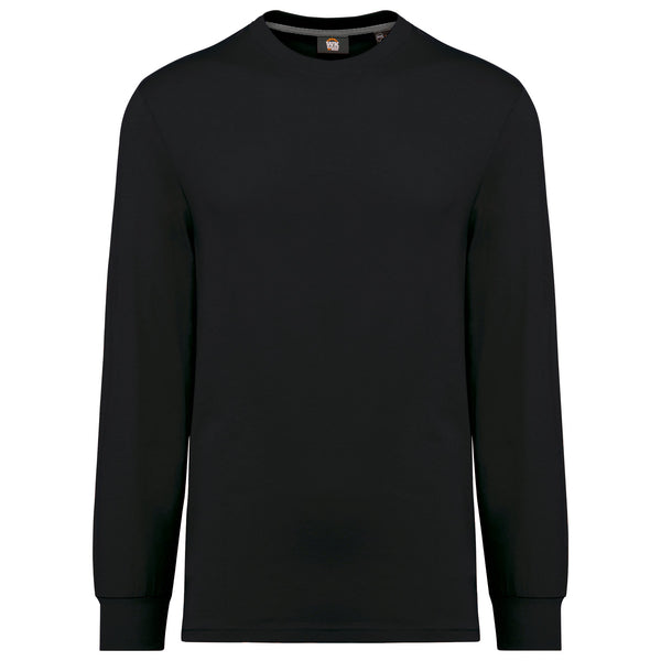 T-Shirt Unissexo Work Eco de Manga Comprida (1 de 2)-Preto-XXS-RAG-Tailors-Fardas-e-Uniformes-Vestuario-Pro