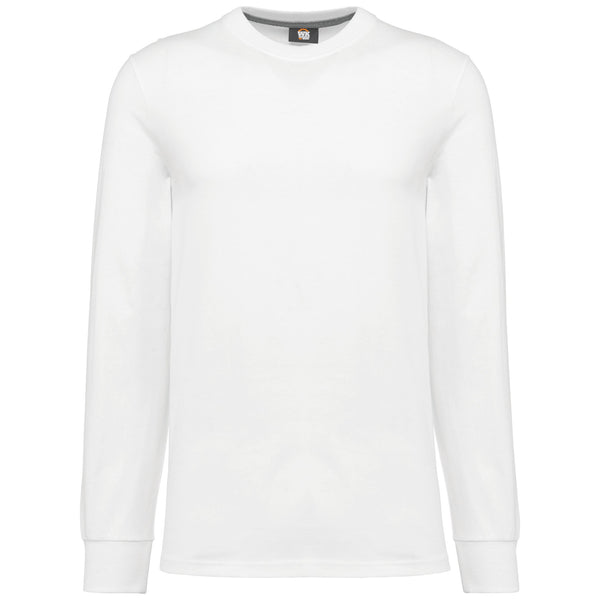 T-Shirt Unissexo Work Eco de Manga Comprida-Branco-XXS-RAG-Tailors-Fardas-e-Uniformes-Vestuario-Pro