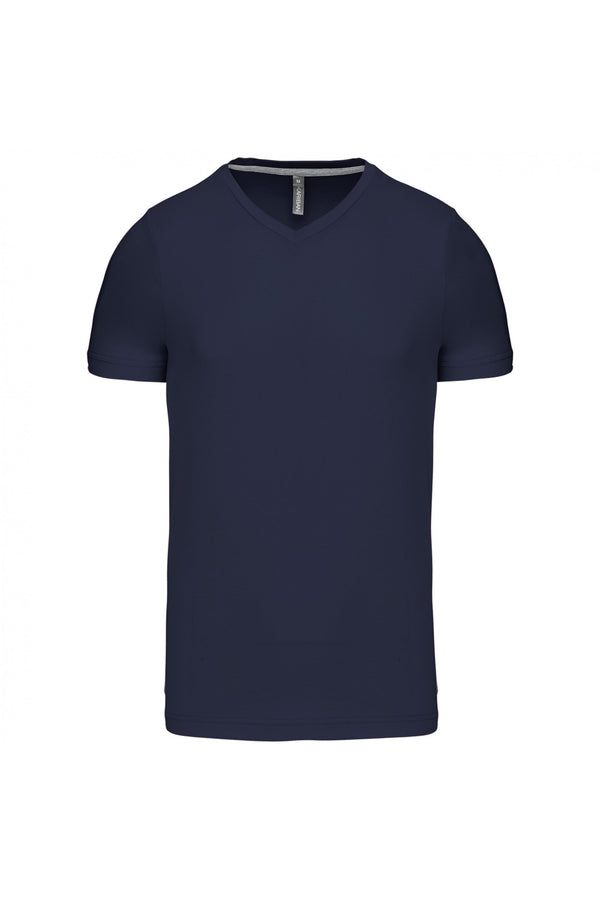 T-Shirt curta decote em V Atenas (2de 2)-Navy-S-RAG-Tailors-Fardas-e-Uniformes-Vestuario-Pro