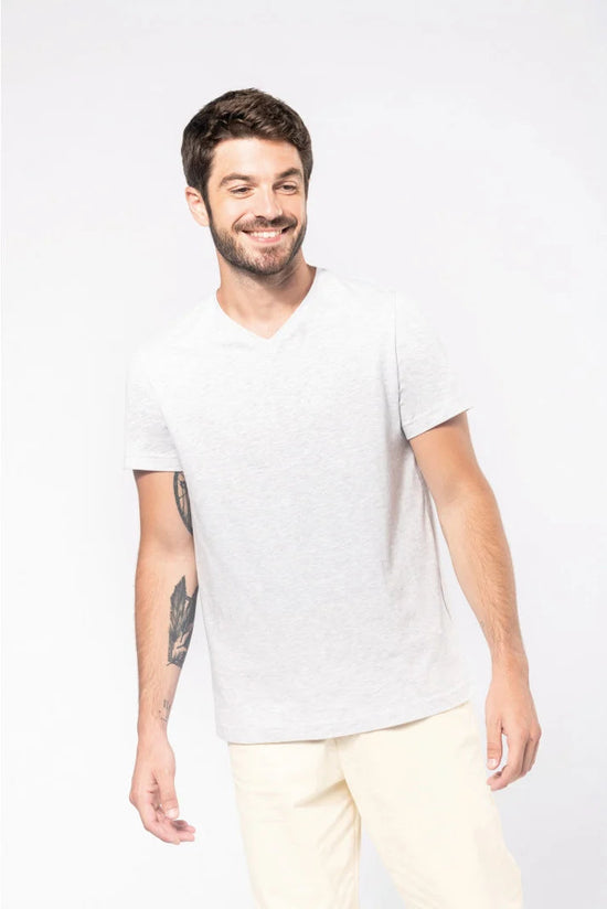T-Shirt curta decote em V Atenas-RAG-Tailors-Fardas-e-Uniformes-Vestuario-Pro