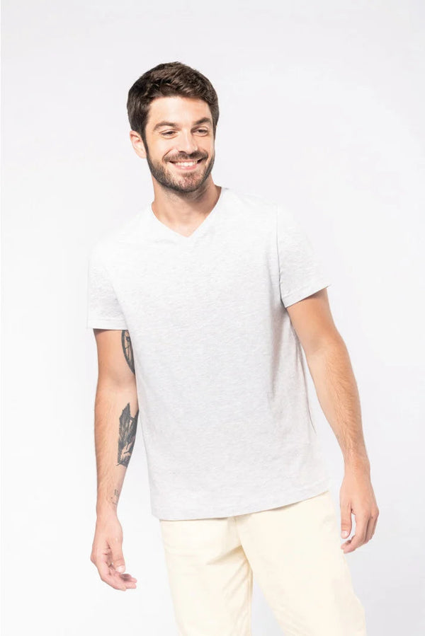 T-Shirt curta decote em V Atenas-RAG-Tailors-Fardas-e-Uniformes-Vestuario-Pro