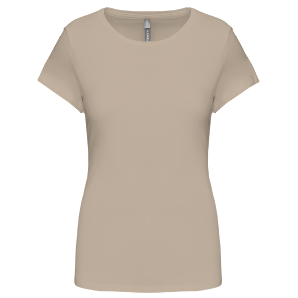 T-Shirt de Senhora Boss-Areia Clara-S-RAG-Tailors-Fardas-e-Uniformes-Vestuario-Pro