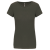 T-Shirt de Senhora Boss-Caqui Escuro-L-RAG-Tailors-Fardas-e-Uniformes-Vestuario-Pro