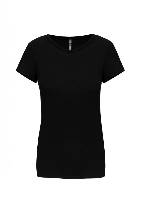 T-Shirt de Senhora Boss-Preto-S-RAG-Tailors-Fardas-e-Uniformes-Vestuario-Pro