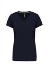 T-Shirt de Senhora Manga Curta Decote em V Atenas (1/2)-Azul Marinho-S-RAG-Tailors-Fardas-e-Uniformes-Vestuario-Pro