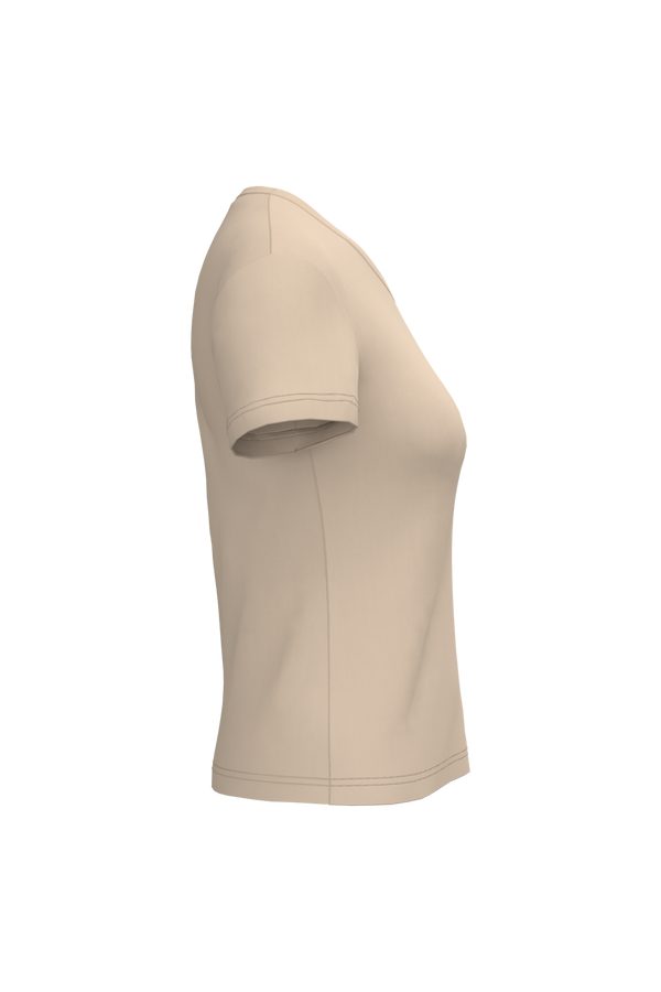 T-Shirt de Senhora Manga Curta Decote em V Atenas (1/2)-RAG-Tailors-Fardas-e-Uniformes-Vestuario-Pro