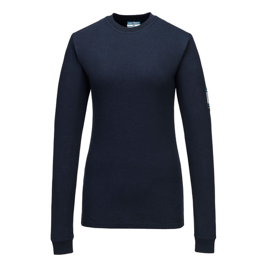 T-Shirt de manga comprida em malha Modaflame ignífuga e anti-estática-Marinho-XS-RAG-Tailors-Fardas-e-Uniformes-Vestuario-Pro