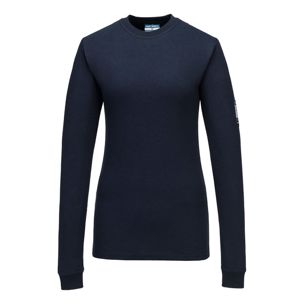 T-Shirt de manga comprida em malha Modaflame ignífuga e anti-estática-Marinho-XS-RAG-Tailors-Fardas-e-Uniformes-Vestuario-Pro