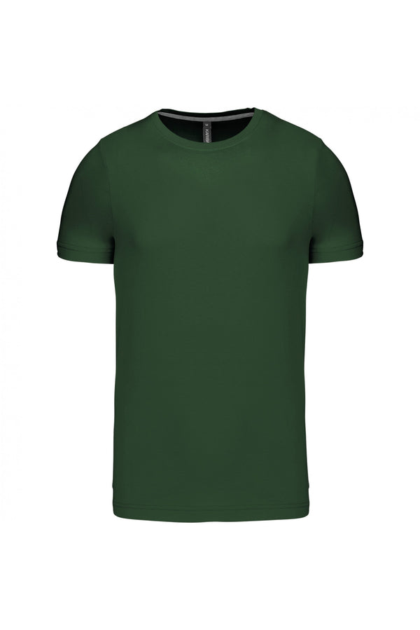 T-Shirt m\curta decote redondo-Verde Floresta-S-RAG-Tailors-Fardas-e-Uniformes-Vestuario-Pro