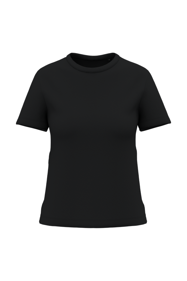 T-shirt Algodão Biológico Interlock Senhora-Preto-XS-RAG-Tailors-Fardas-e-Uniformes-Vestuario-Pro