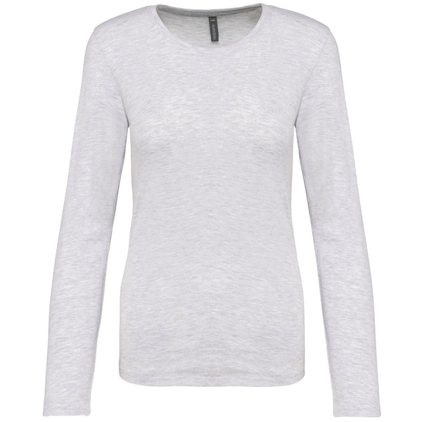 T-shirt Algodão Lavado m. comprida de senhora (1/2)-Ash Heather-XS-RAG-Tailors-Fardas-e-Uniformes-Vestuario-Pro