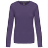 T-shirt Algodão Lavado m. comprida de senhora (1/2)-Purple-XS-RAG-Tailors-Fardas-e-Uniformes-Vestuario-Pro