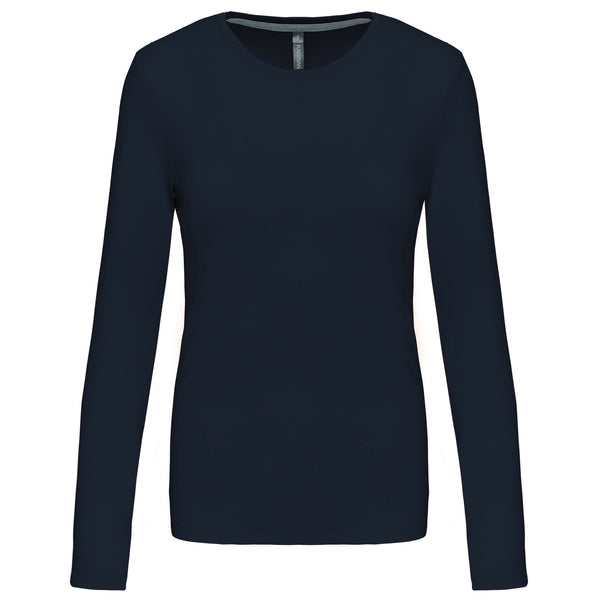 T-shirt Algodão Lavado m. comprida de senhora (1/2)-RAG-Tailors-Fardas-e-Uniformes-Vestuario-Pro