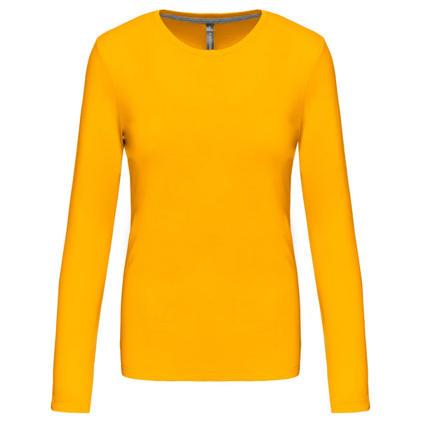 T-shirt Algodão Lavado m. comprida de senhora (2/2)-Yellow-XS-RAG-Tailors-Fardas-e-Uniformes-Vestuario-Pro