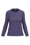 T-shirt Algodão Lavado m. comprida de senhora-Purple-XS-RAG-Tailors-Fardas-e-Uniformes-Vestuario-Pro
