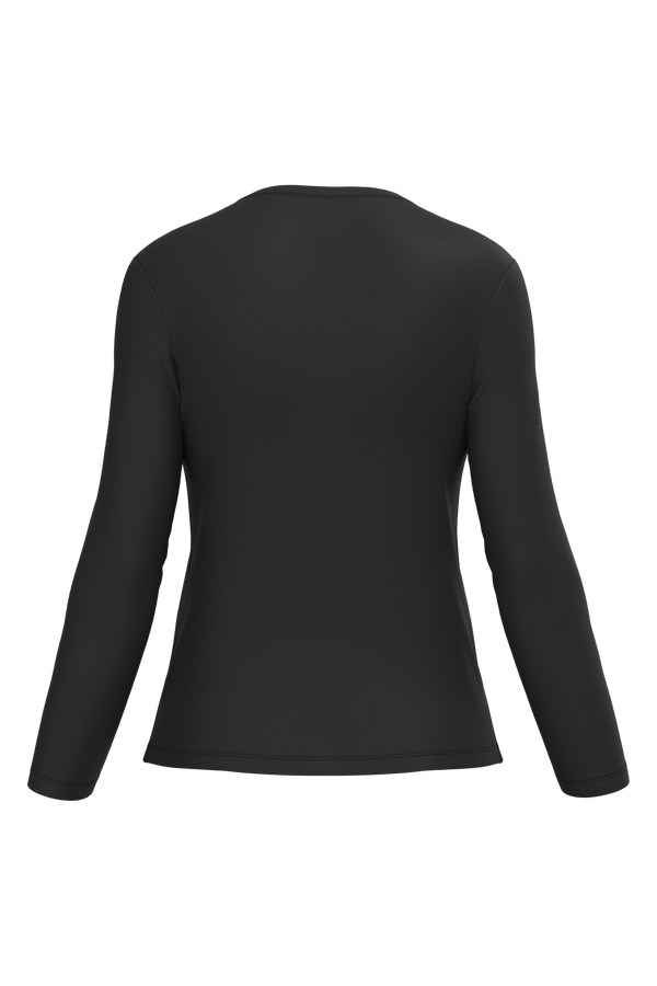 T-shirt Algodão Lavado m. comprida de senhora-RAG-Tailors-Fardas-e-Uniformes-Vestuario-Pro