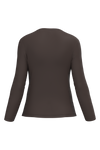 T-shirt Algodão Lavado m. comprida de senhora-RAG-Tailors-Fardas-e-Uniformes-Vestuario-Pro