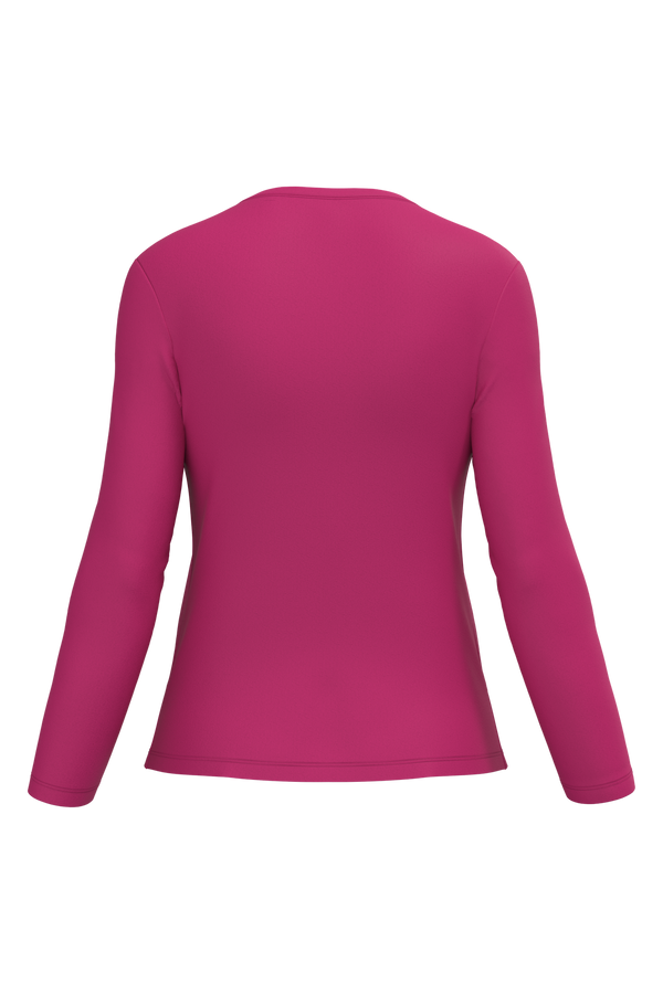 T-shirt Algodão Lavado m. comprida de senhora-RAG-Tailors-Fardas-e-Uniformes-Vestuario-Pro