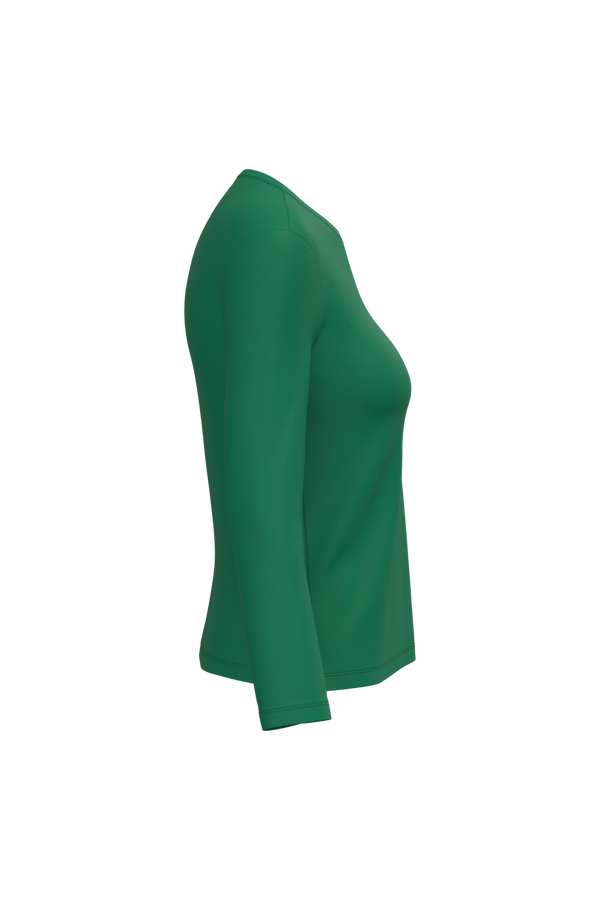 T-shirt Algodão Lavado m. comprida de senhora-RAG-Tailors-Fardas-e-Uniformes-Vestuario-Pro