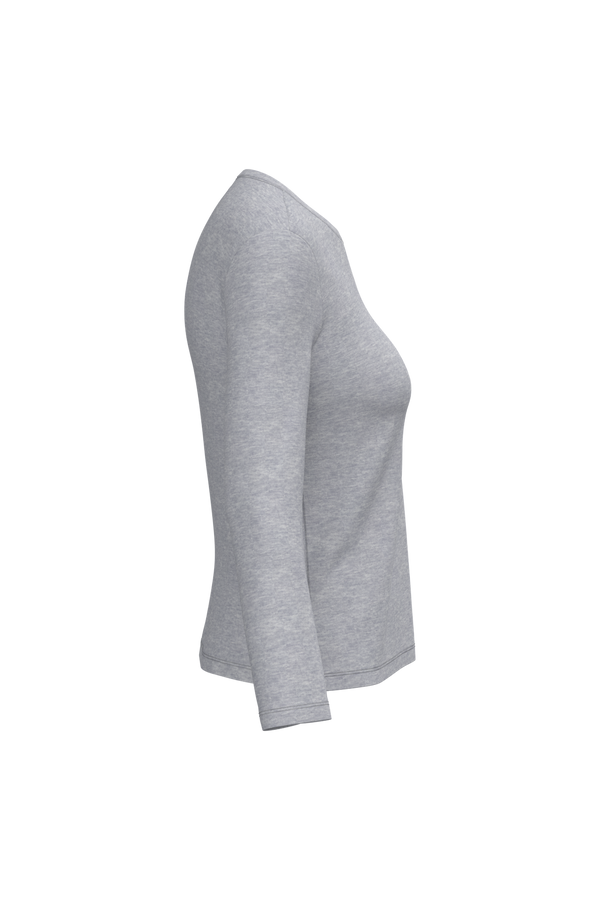 T-shirt Algodão Lavado m. comprida de senhora-RAG-Tailors-Fardas-e-Uniformes-Vestuario-Pro