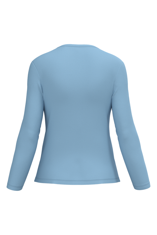 T-shirt Algodão Lavado m. comprida de senhora-RAG-Tailors-Fardas-e-Uniformes-Vestuario-Pro
