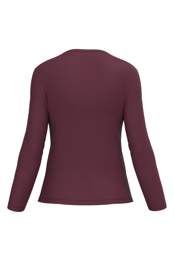 T-shirt Algodão Lavado m. comprida de senhora-RAG-Tailors-Fardas-e-Uniformes-Vestuario-Pro