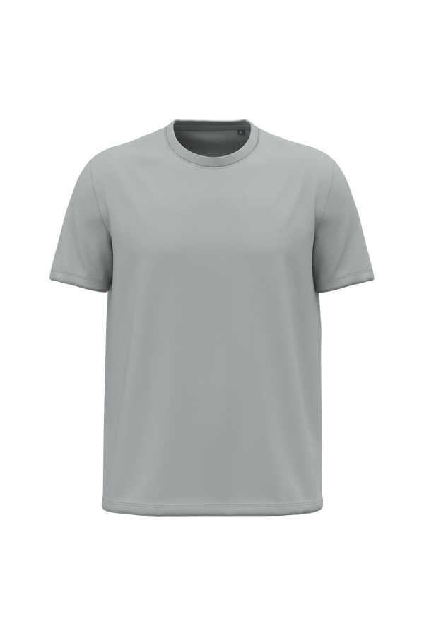 T-shirt Bio150 de Homem-Cinzento Neve-S-RAG-Tailors-Fardas-e-Uniformes-Vestuario-Pro