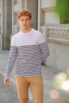 T-shirt Breton de Manga Comprida-RAG-Tailors-Fardas-e-Uniformes-Vestuario-Pro