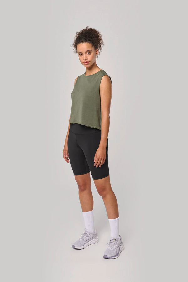 T-shirt Crop sem Mangas de Senhora-RAG-Tailors-Fardas-e-Uniformes-Vestuario-Pro