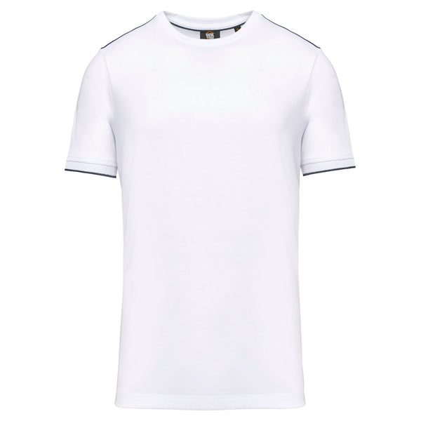 T-shirt Day To Day de manga curta-White / Navy-S-RAG-Tailors-Fardas-e-Uniformes-Vestuario-Pro