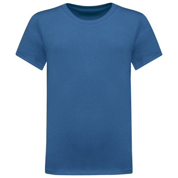 T-shirt Decote Redondo de Criança-Azul Royal Claro-4/6 Anos-RAG-Tailors-Fardas-e-Uniformes-Vestuario-Pro