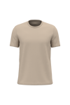 T-shirt Decote Redondo de Manga Curta Unissexo-Areia Clara-2XS-RAG-Tailors-Fardas-e-Uniformes-Vestuario-Pro