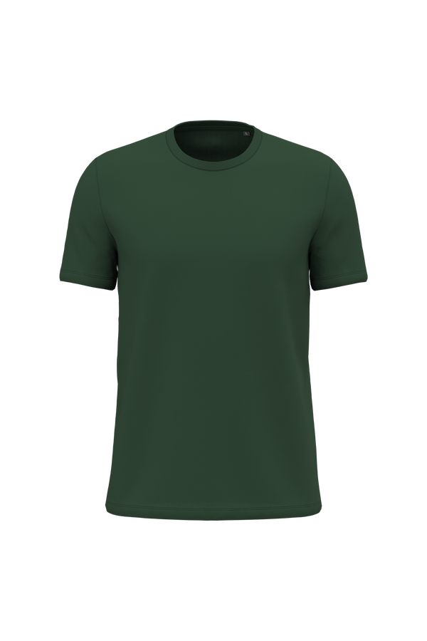 T-shirt Decote Redondo de Manga Curta Unissexo-Verde Floresta-2XS-RAG-Tailors-Fardas-e-Uniformes-Vestuario-Pro