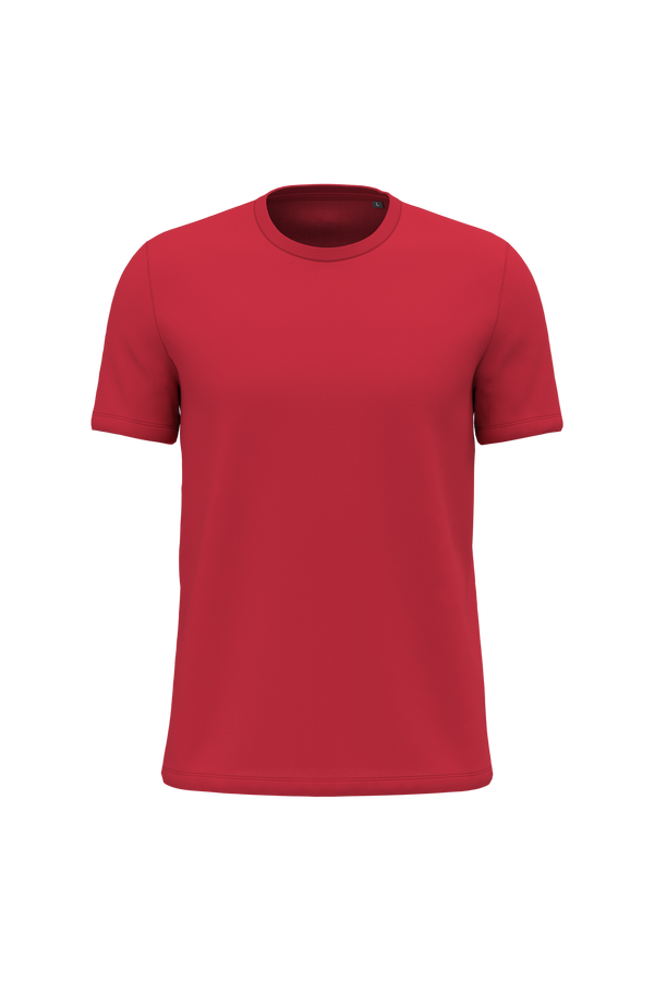 T-shirt Decote Redondo de Manga Curta Unissexo-Vermelho-2XS-RAG-Tailors-Fardas-e-Uniformes-Vestuario-Pro