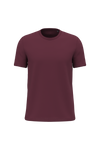 T-shirt Decote Redondo de Manga Curta Unissexo-Vinho-2XS-RAG-Tailors-Fardas-e-Uniformes-Vestuario-Pro