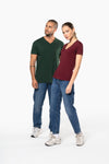 T-shirt Decote V Senhora Algodão Biológico-RAG-Tailors-Fardas-e-Uniformes-Vestuario-Pro