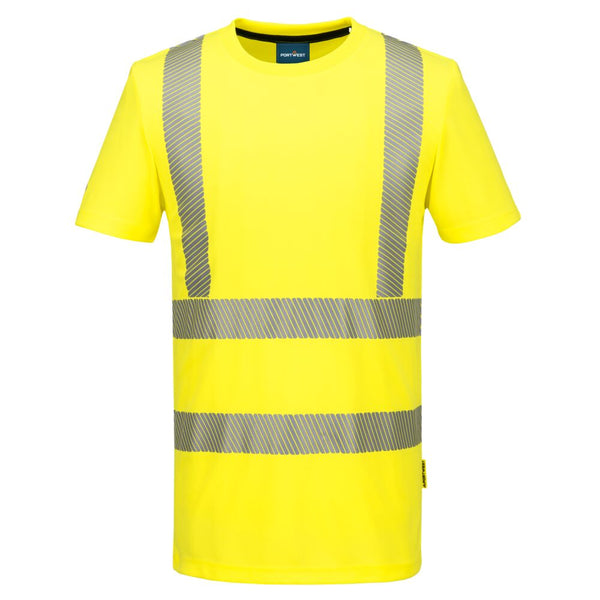 T-shirt Desportiva KX3 de Alta Visibilidade-Amarelo-S-RAG-Tailors-Fardas-e-Uniformes-Vestuario-Pro